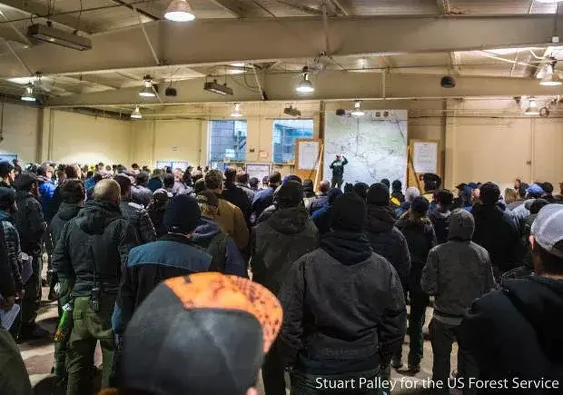 Thomas Fire briefing 12 24 17 by Stuart Palley USFS